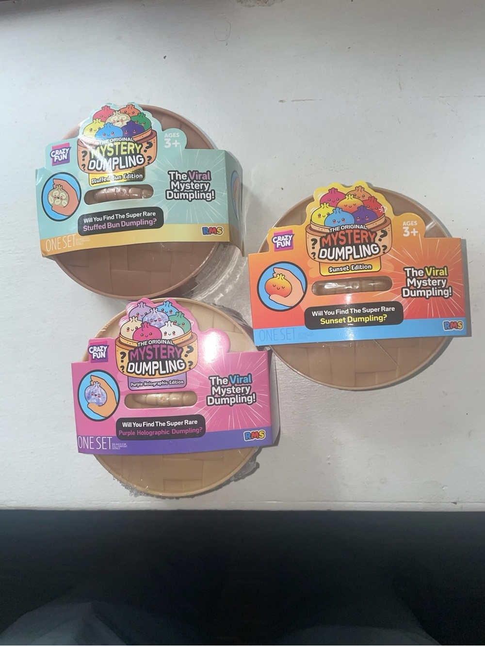 Mystery Dumpling Surprise Toy Set of Three